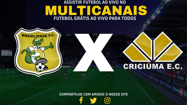 Assistir Brasiliense x Criciúma AO VIVO Online 14/03/2024