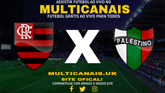 Assistir Flamengo x Palestino AO VIVO Online 10/04/2024