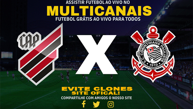 Assistir Athletico PR x Corinthians AO VIVO Online 23/06/2024
