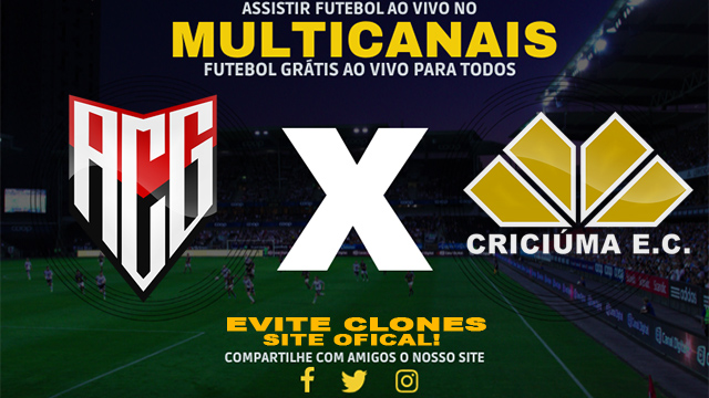 Assistir Atlético GO x Criciúma AO VIVO Online 19/06/2024