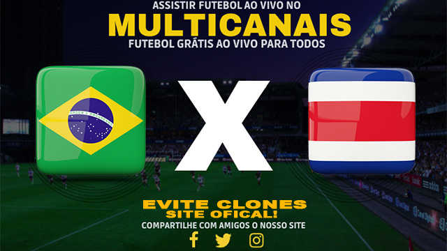 Assistir Brasil x Costa Rica AO VIVO Online 24/06/2024