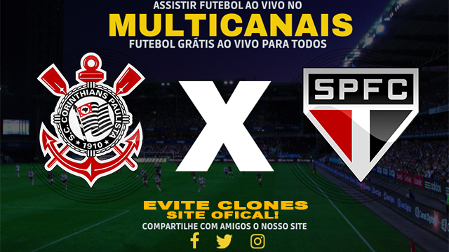 Assistir Corinthians x São Paulo AO VIVO Online 16/06/2024