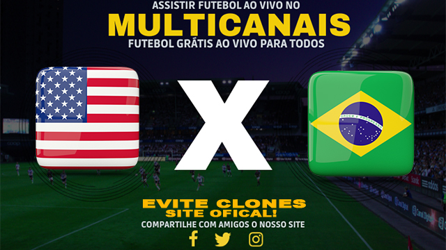 Assistir Estados Unidos x Brasil AO VIVO Online 12/06/2024