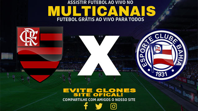 Assistir Flamengo x Bahia AO VIVO Online 20/06/2024