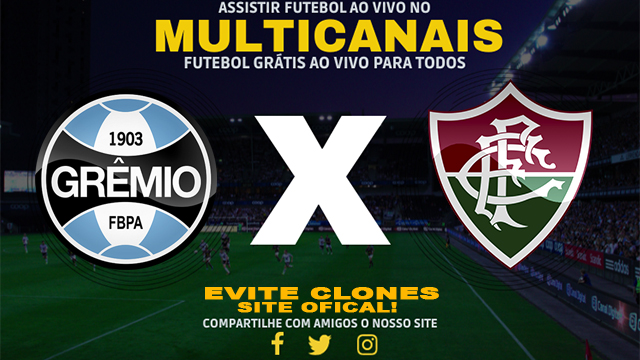 Assistir Grêmio x Fluminense AO VIVO Online 30/06/2024