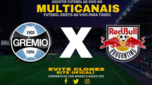 Assistir Grêmio x RB Bragantino AO VIVO Online 01/06/2024