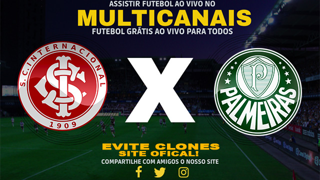Assistir Internacional x Palmeiras AO VIVO Online 26/06/2024