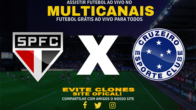 Assistir São Paulo x Cruzeiro AO VIVO Online 02/06/2024