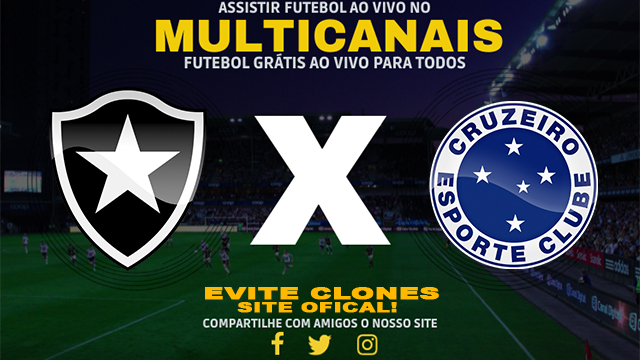 Assistir Botafogo x Cruzeiro ao vivo online HD Grátis 27/07/2024