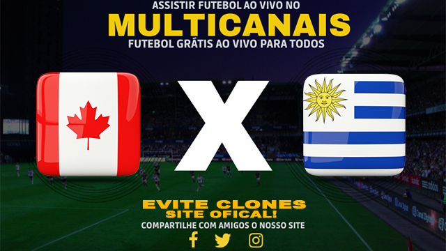 Assistir Canadá x Uruguai ao vivo online HD Grátis 13/07/2024