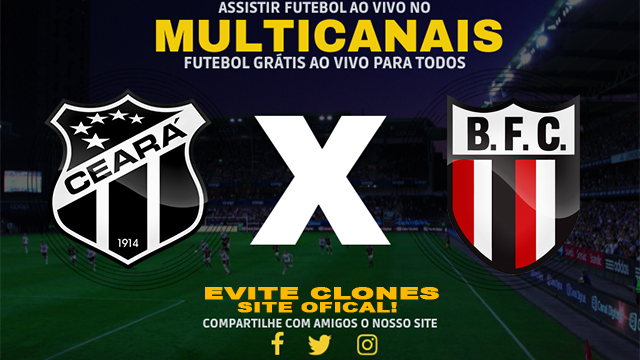 Assistir Ceará x Botafogo SP ao vivo online HD Grátis 25/07/2024