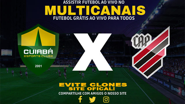 Assistir Cuiabá x Athletico PR ao vivo online HD Grátis 28/07/2024