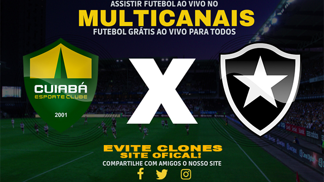 Assistir Cuiabá x Botafogo AO VIVO Online 03/07/2024