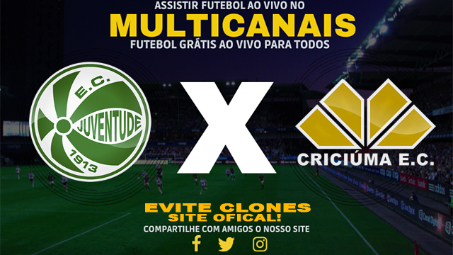 Assistir Juventude x Criciúma ao vivo online HD Grátis 27/07/2024