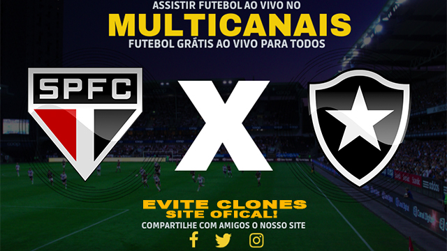 Assistir São Paulo x Botafogo AO VIVO Online 24/07/2024