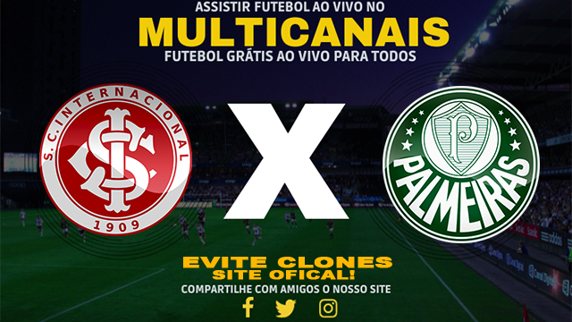 Assistir Internacional x Palmeiras ao vivo online HD Grátis 04/07/2024