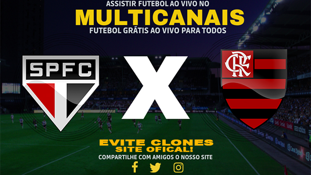 Assistir São Paulo x Flamengo ao vivo online HD Grátis 03/07/2024